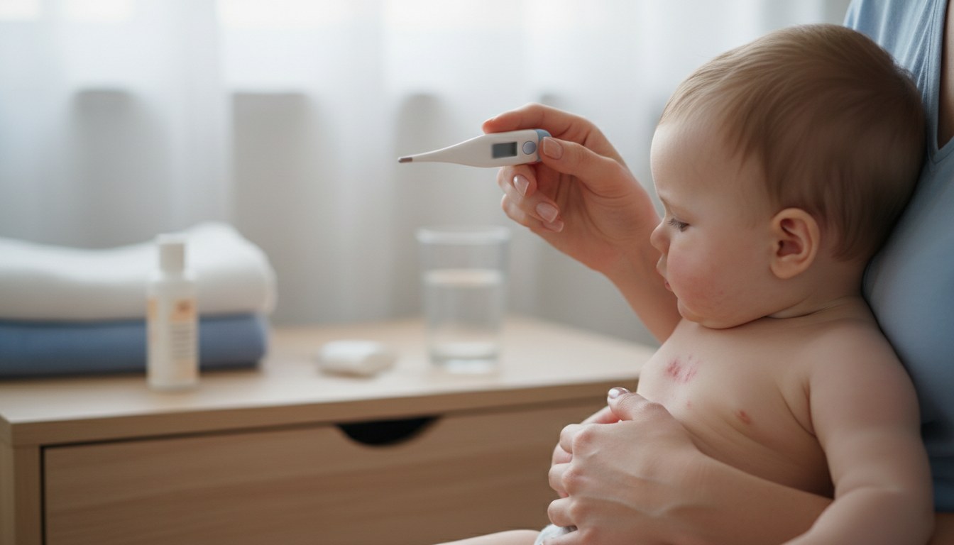 Baby Has a Rash and a Fever: What to Do